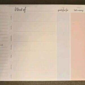 2 Weekly Planner To-Do List Family Organizer Habit Tracking Notepad 60 Sheets